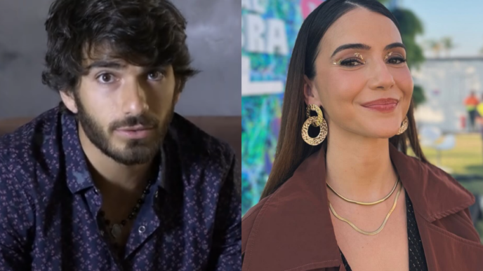 Hugo Moura, ex-marido de Deborah Secco, e Maria Clara Senra, jornalista do Canal Brasil