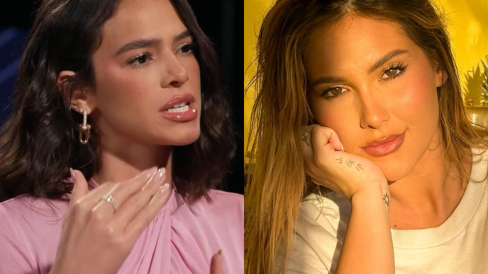 A atriz Bruna Marquezine e a influenciadora Virginia Fonseca