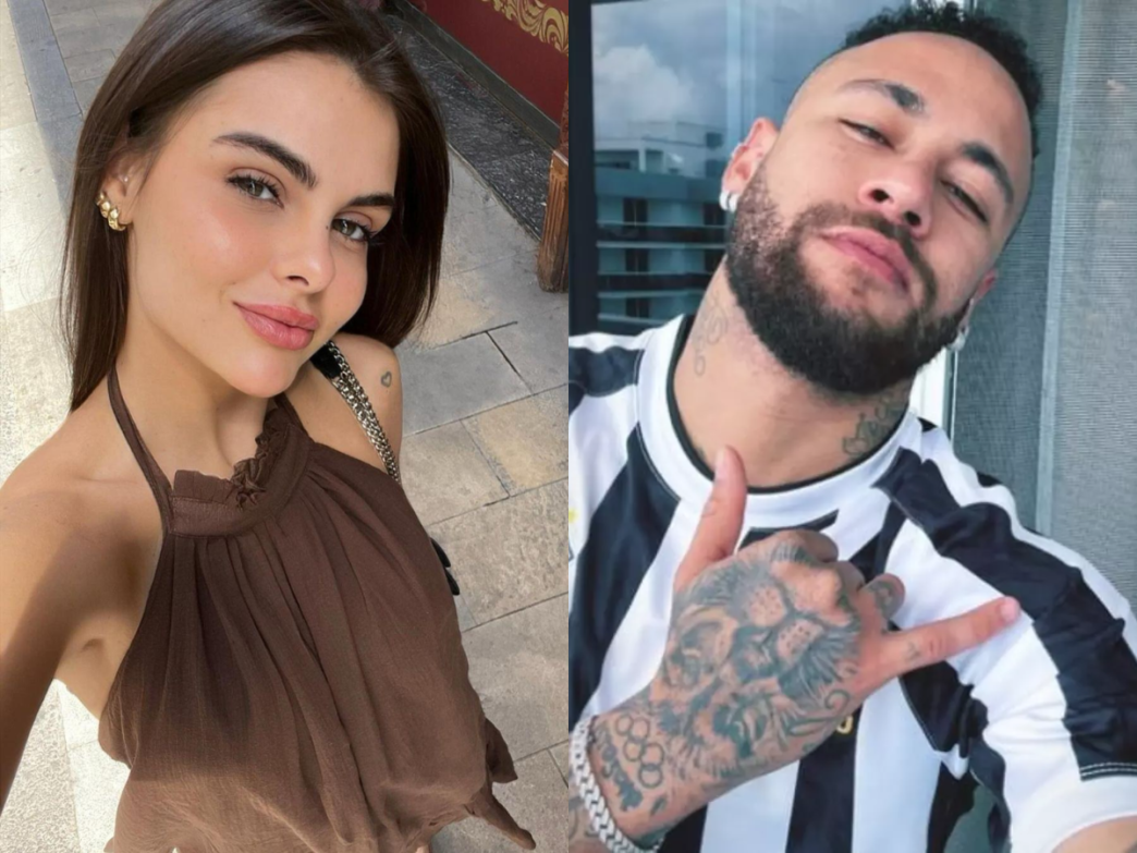 Influenciadora Amanda Kimberlly e jogador Neymar