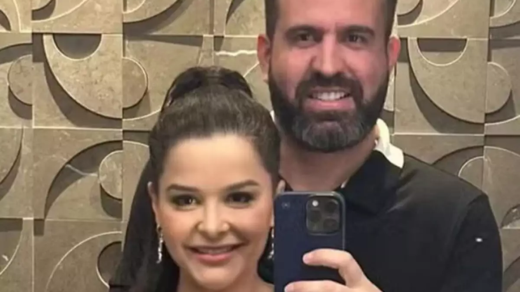 Cantora Maraisa e seu noivo, Fernando Mocó