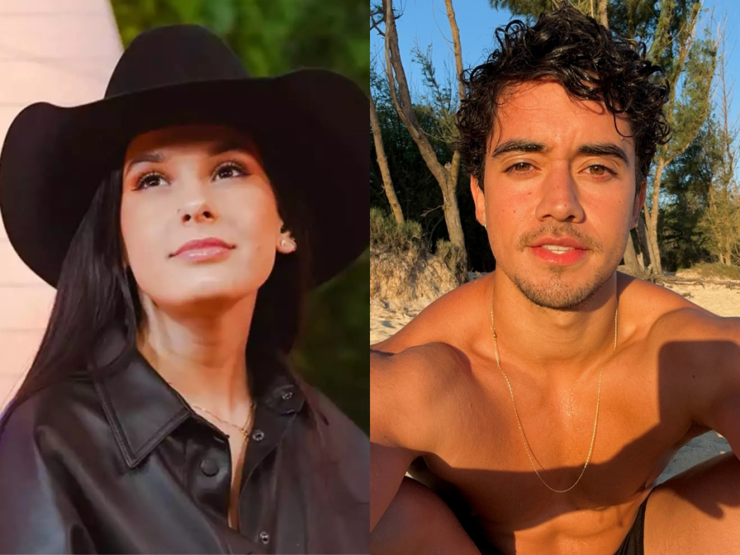Cantora Ana Castela e o ator Matheus Fagundes