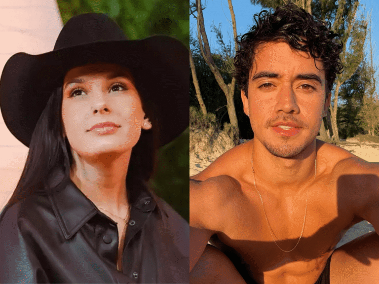Cantora Ana Castela e o ator Matheus Fagundes