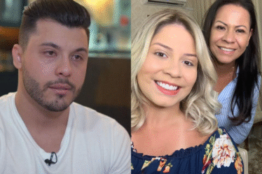 Murilo Huff e Marília Mendonça com sua mãe, Dona Ruth