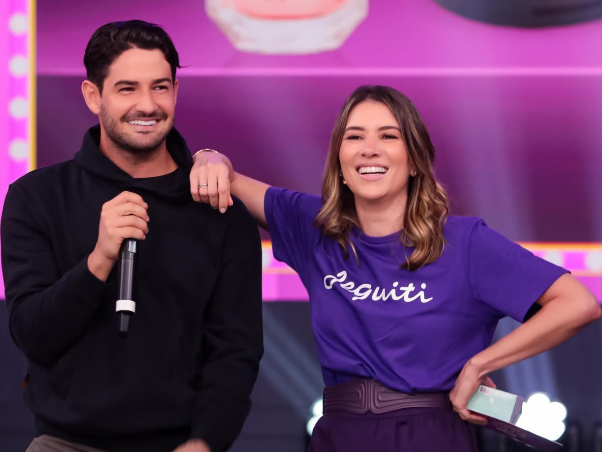 Jogador Alexandre Pato e Rebeca Abravanel, uma das filhas de Silvio Santos