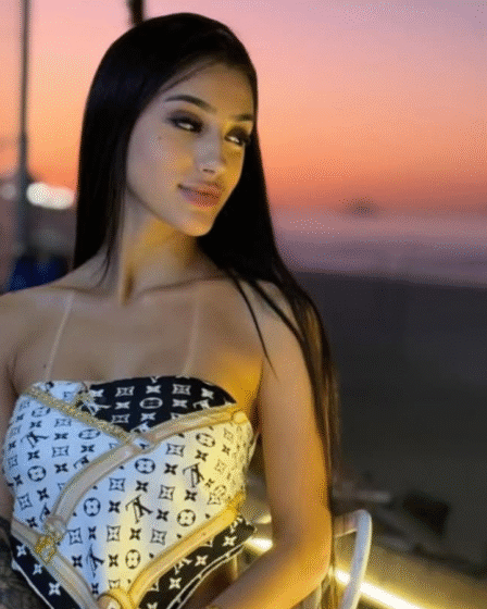 Bia Miranda, ex-participante de A Fazenda e neta adotiva de Gretchen