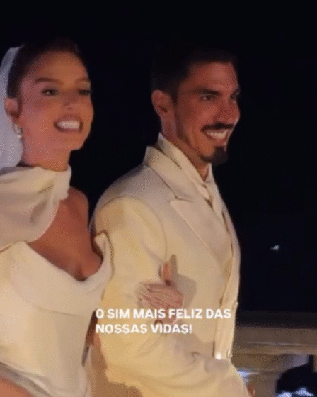Casamento da atriz Giovanna Lancellotti e Gabriel David