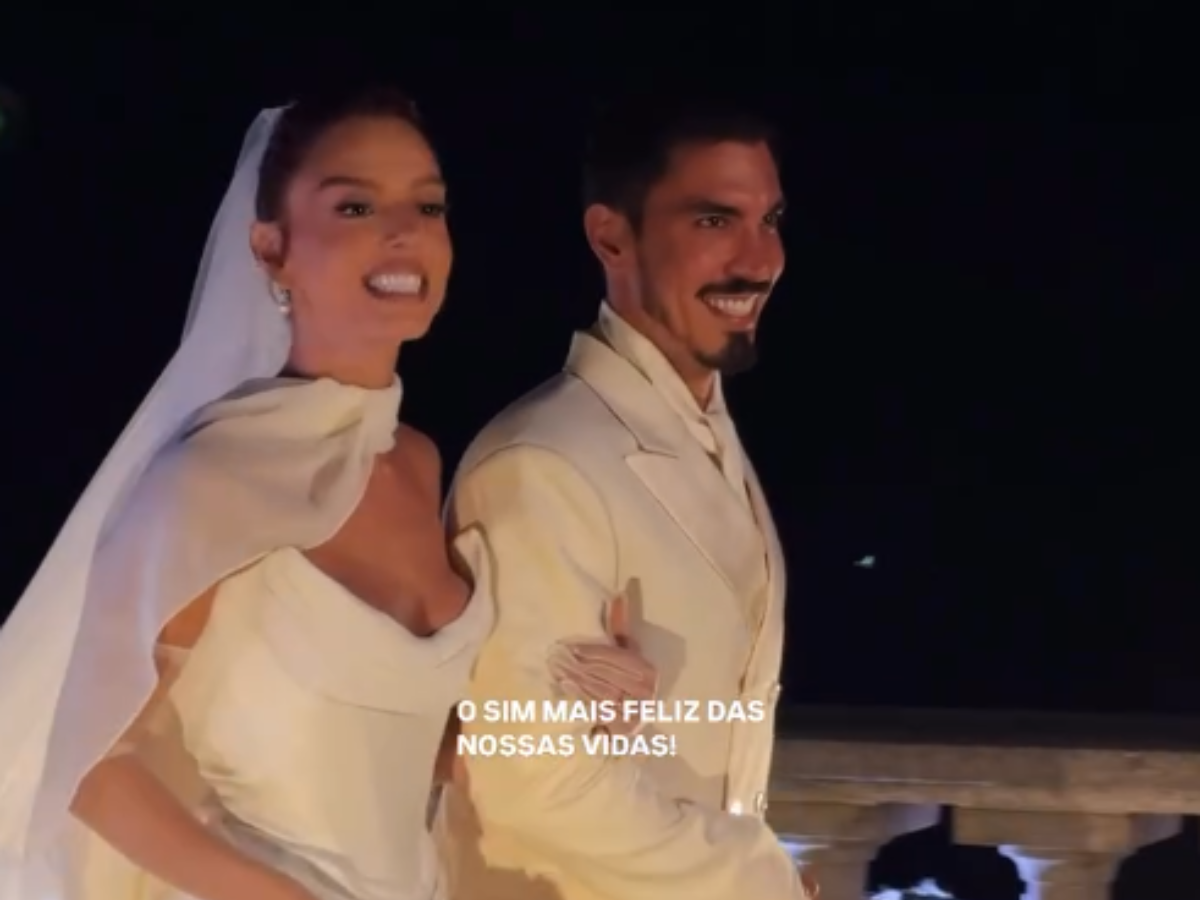Casamento da atriz Giovanna Lancellotti e Gabriel David
