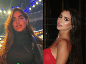 Influenciadora Isabella Ladera e modelo Victoria Ruiz