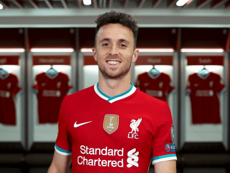 Diogo Jota, atacante da seleção de Portugal e do Liverpool