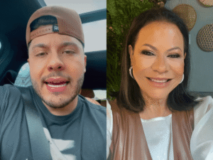 Murilo Huff e Dona Ruth, mãe de Marília Mendonça