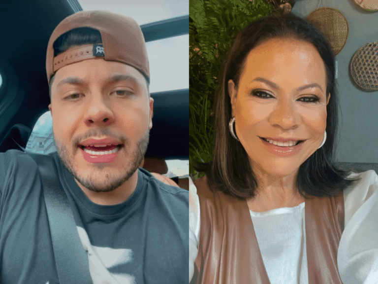 Murilo Huff e Dona Ruth, mãe de Marília Mendonça