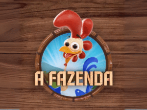 Logo do reality show A Fazenda, da Record