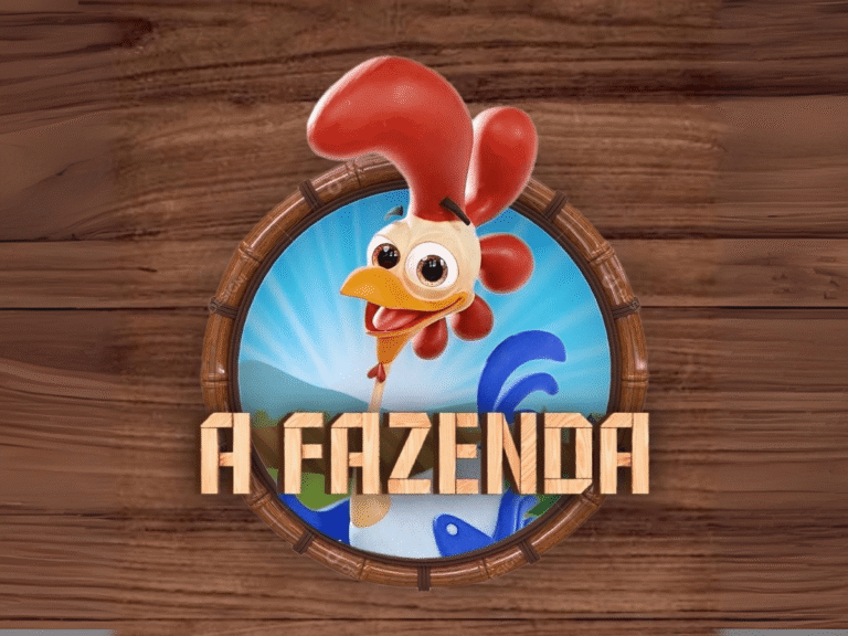 Logo do reality show A Fazenda, da Record