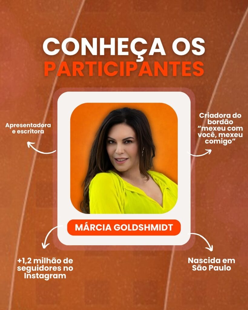 Apresentadora Márcia Goldschmidt