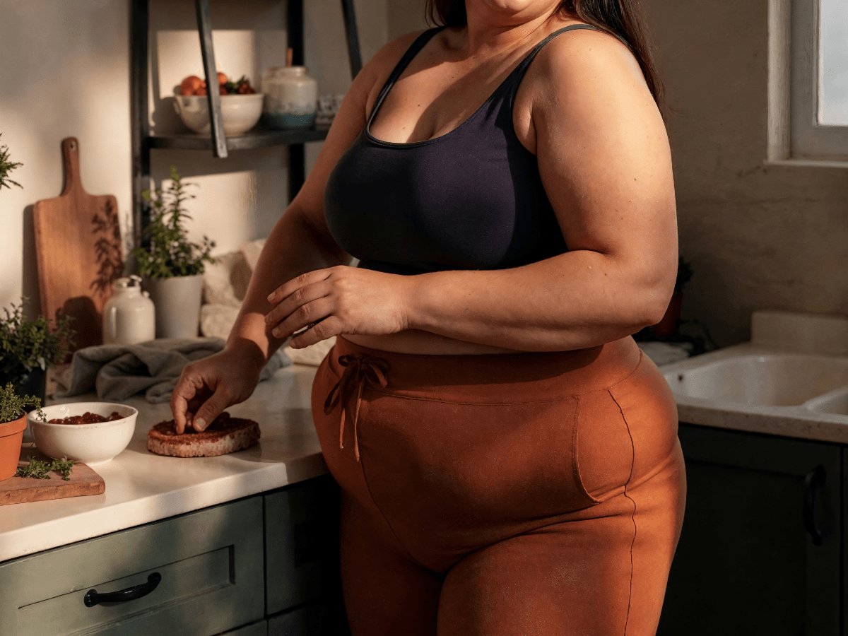 Foto de mulher obesa, gorda