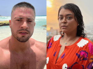 Rodrigo Godoy, ex-marido de Preta, e a cantora