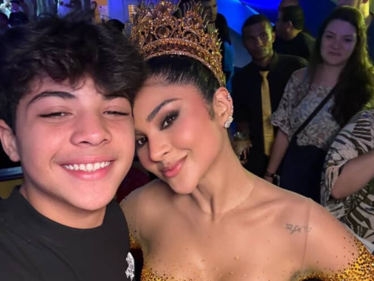 Influenciadora Mileide Mihaile e o filho, Yhudy Lima