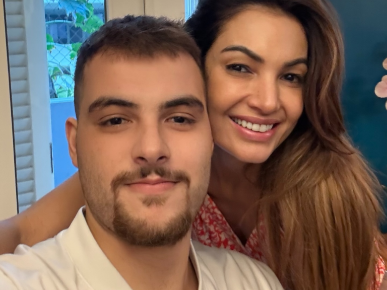 Patrícia Poeta e o filho, Felipe Poeta