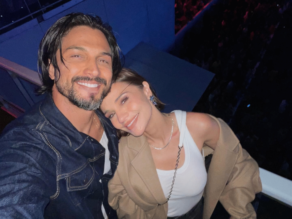 Ator Rômulo Estrela e sua mulher, Nilma Quariguasi