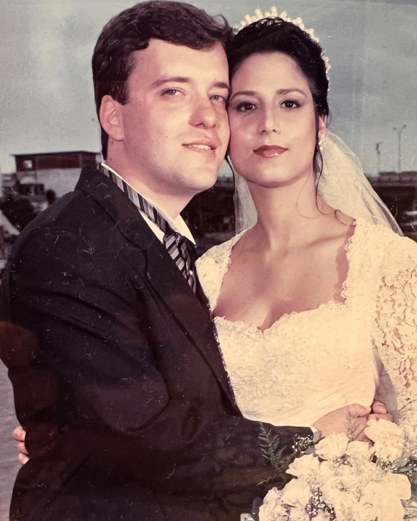 Jornalista Roberto Kovalick e sua esposa, Karina Kovalick