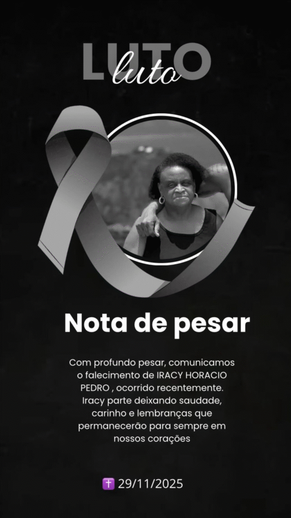 Nota de pesar publicada por Creo Kellab sobre a partida de sua mãe