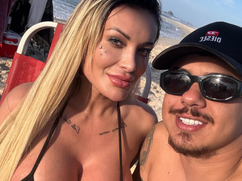 Andressa Urach e seu novo namorado, Flavio Giglioli