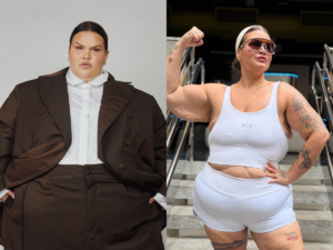 Antes e depois de Thais Carla depois de cirurgia bariátrica