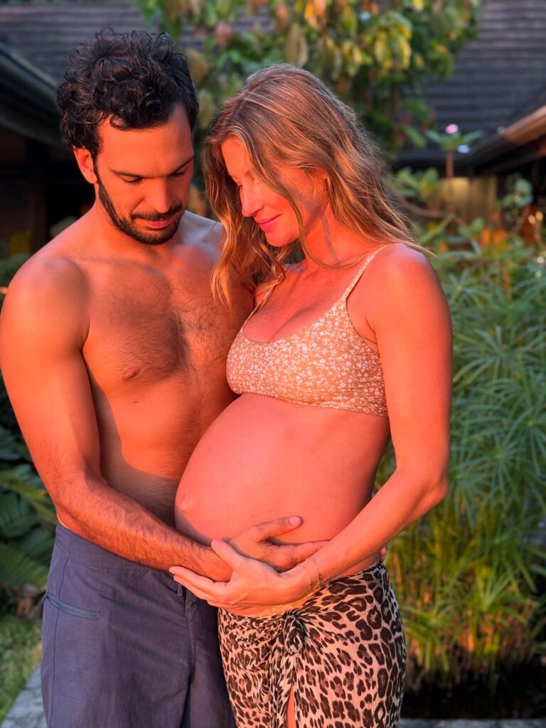 Modelo Gisele Bündchen e o marido, o lutador Joaquim Valente