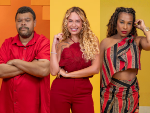 Babu Santana, Sarah Andrade e Sol Vega, participantes do BBB 26