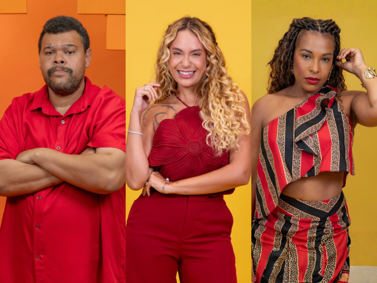 Babu Santana, Sarah Andrade e Sol Vega, participantes do BBB 26