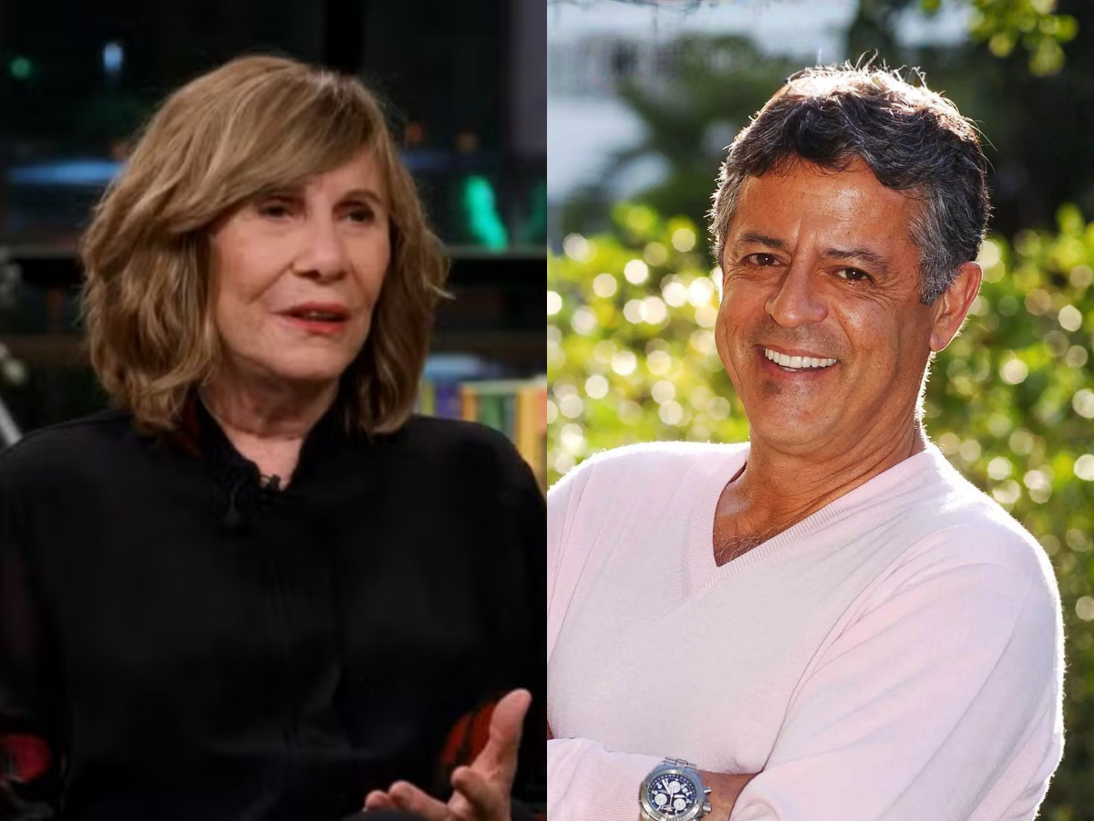 Atriz Renata Sorrah e diretor Marcos Paulo