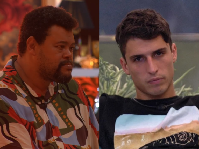 Babu Santana e Felipe Prior no BBB