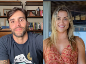 Daniel Cady, ex-marido de Ivete Sangalo, e Carol Magalhães, seu novo affair