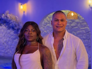 Cantora Jojo Todynho e o namorado, o policial Thiago Gonçalves