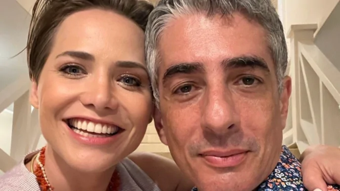 Atores Letícia Colin e Michel Melamed