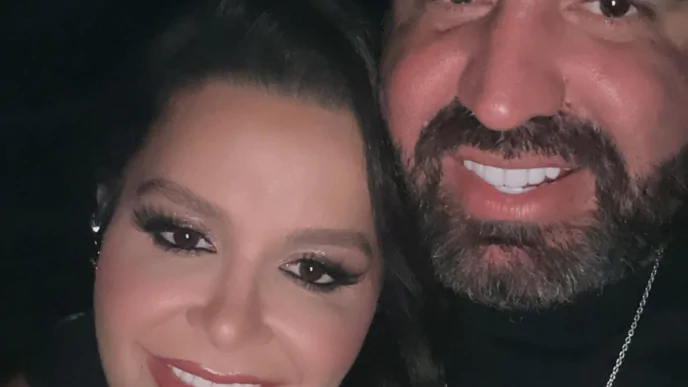 Cantora Maraisa e o empresário Fernando Mocó