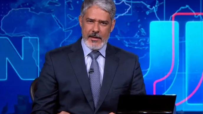 William Bonner no Jornal Nacional