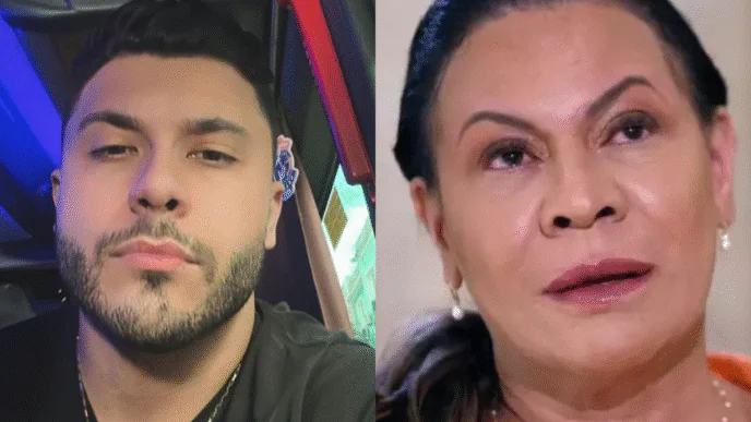 Murilo Huff e Dona Ruth, mãe de Marília Mendonça
