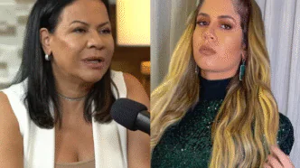 A cantora Marília Mendonça e sua mãe, Dona Ruth