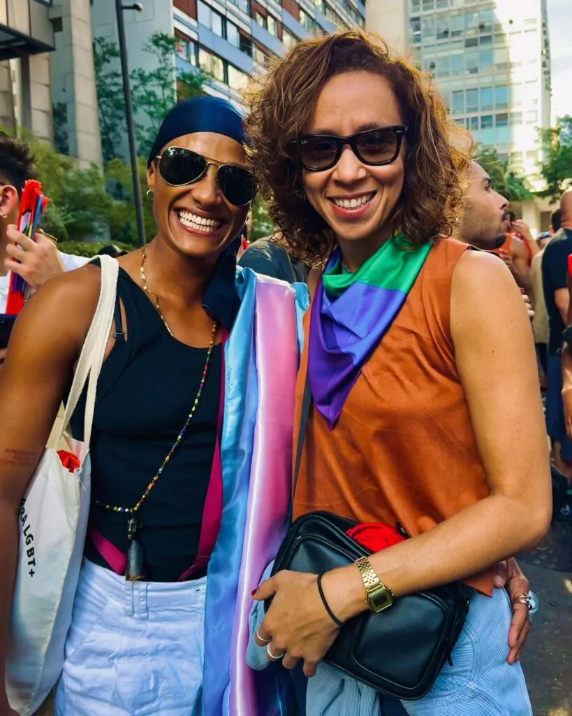 Atriz Thalita Carauta e o marido, Tay O’hanna