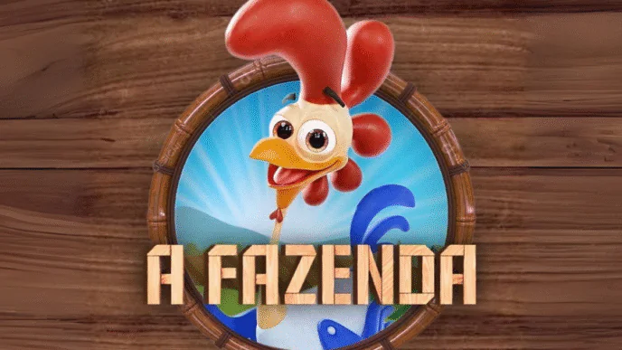 Logo do reality show A Fazenda, da Record
