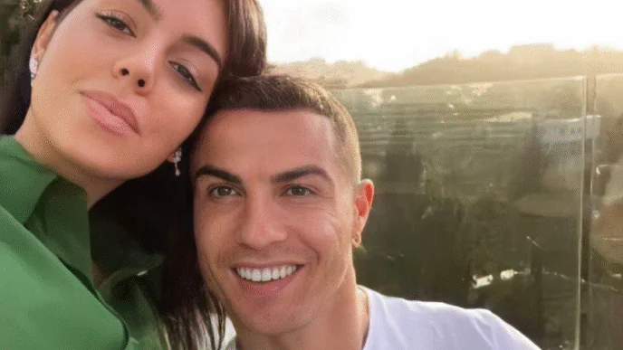 Modelo Georgina Rodríguez e jogador Cristiano Ronaldo