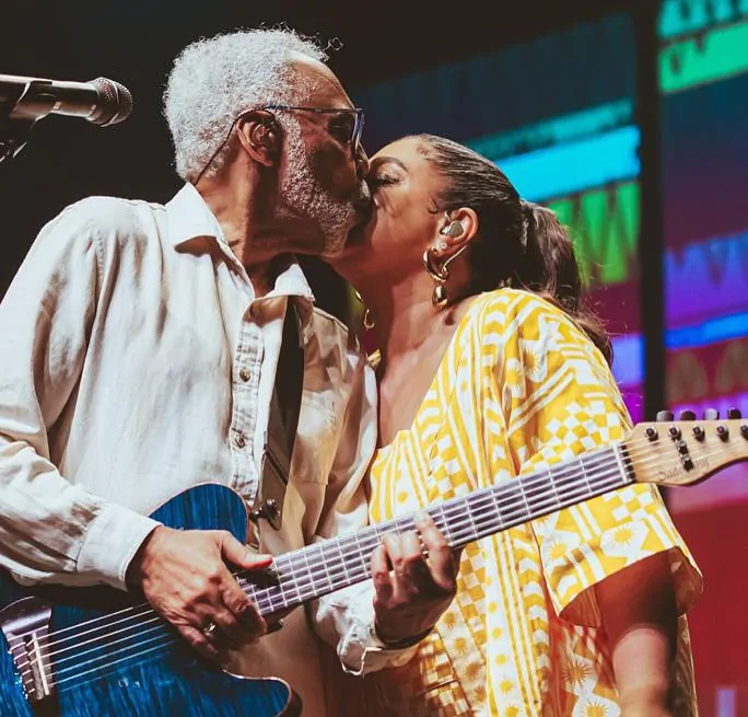 Preta Gil e o pai, Gilberto Gil