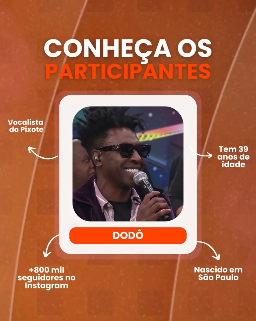 Cantor Dodô, do Pixote