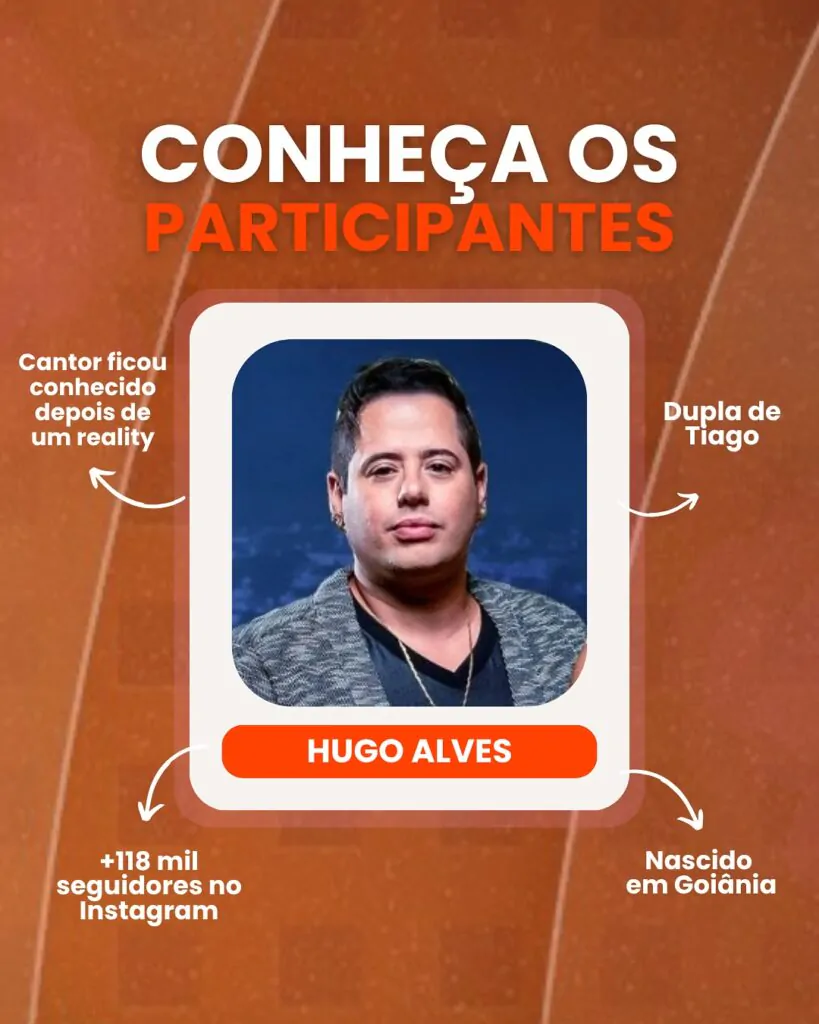Cantor Hugo Alves, da dupla Hugo & Tiago
