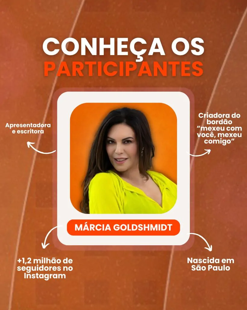Apresentadora Márcia Goldschmidt