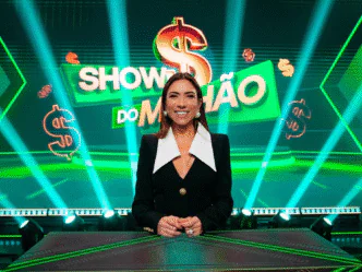 Patrícia Abravanel no Show do Milhão do Programa Silvio Santos