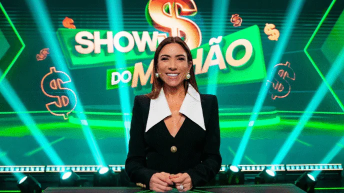 Patrícia Abravanel no Show do Milhão do Programa Silvio Santos