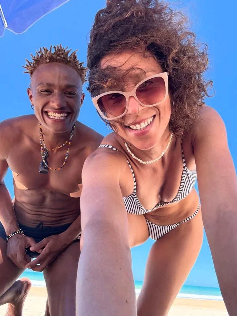 Atriz Thalita Carauta e o marido, Tay O’hanna