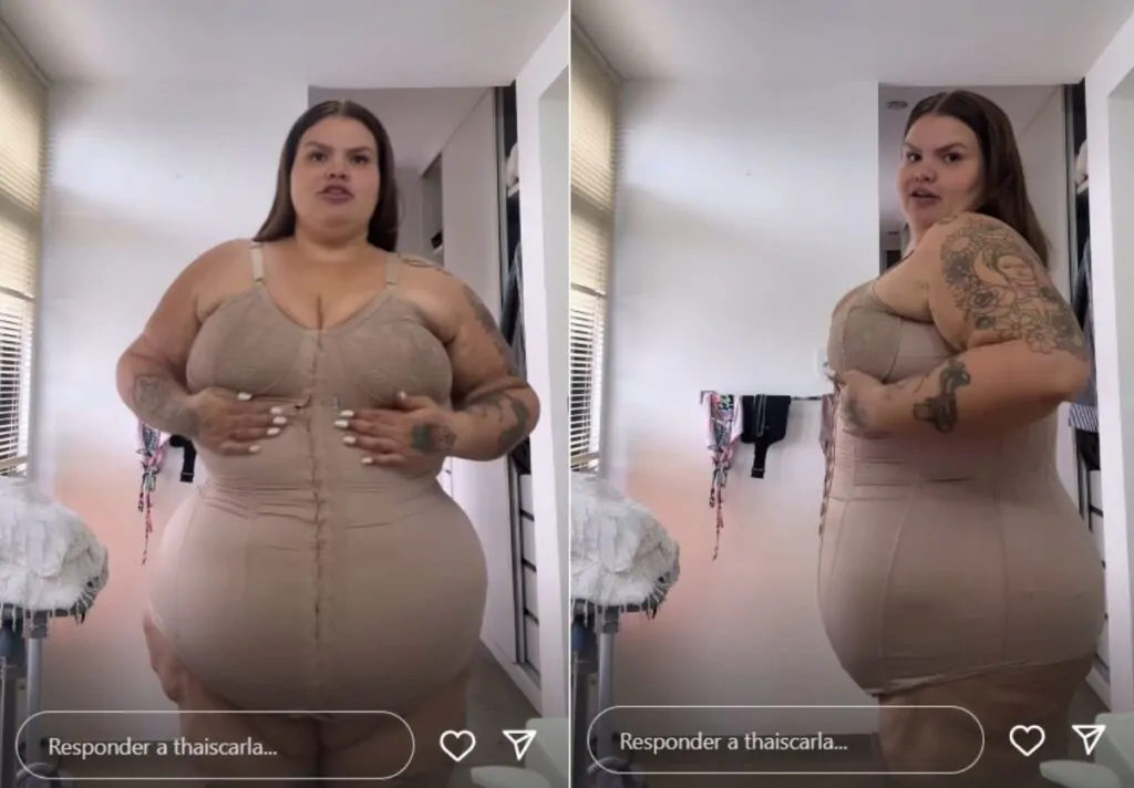 Thais Carla mostra corpo